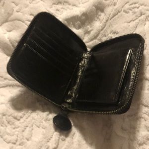 Elliott Lucca Woven Leather Wallet